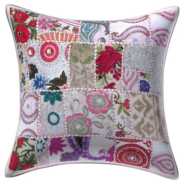 Vintage Handwoven Pillow Cases Floor Ethnic Home Sofa Art Car Boho Cushion Cover