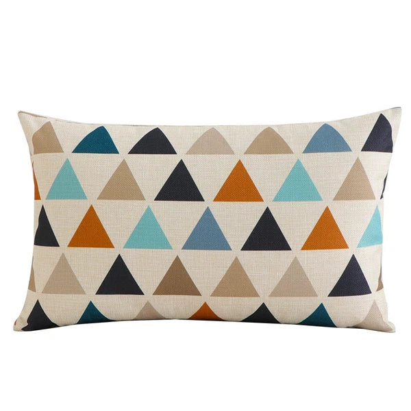 10Pcs 8"x16" Blank Sublimation Linen Pillow Case Home Sofa Waist Cushion Cover