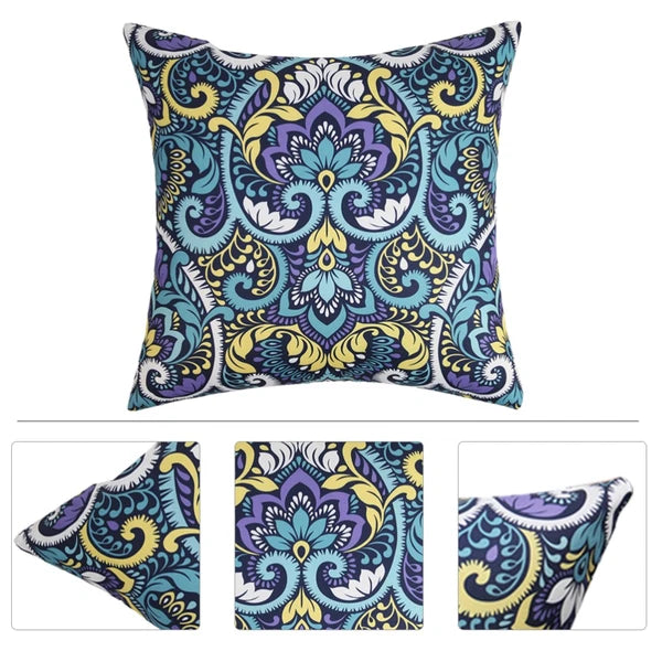 Waterproof Cushion Outdoor Pillow Cover Polyester Sofa Pillowcase