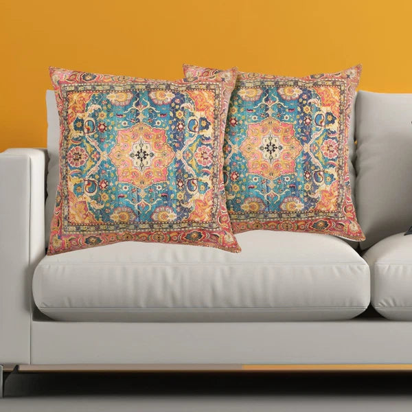 2 Pcs Pillow Case Home Throw Cover Decorative Pillows Covers For Bed