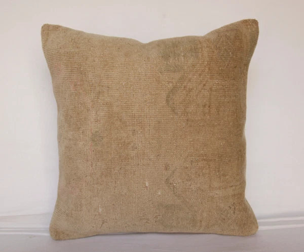 Rustic Turkish Rug Pillow,Cushion Cover for Sofa or Bed,Hndmade pillows