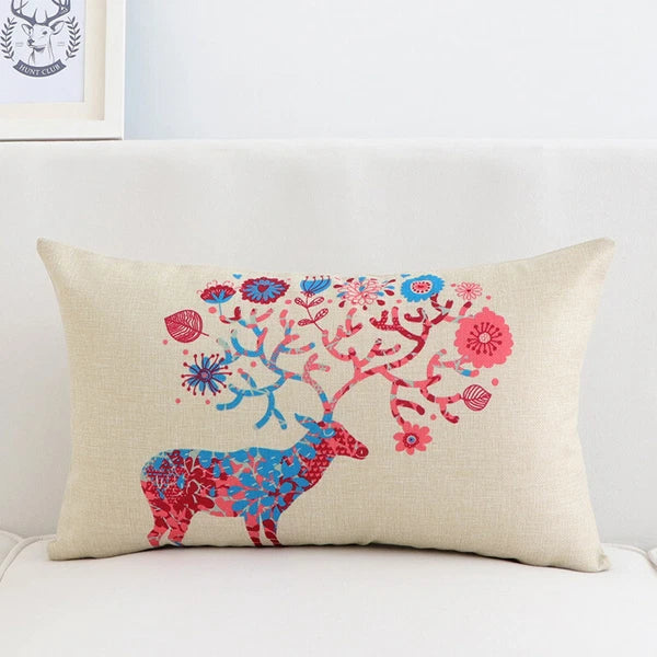 10Pcs 8"x16" Blank Sublimation Linen Pillow Case Home Sofa Waist Cushion Cover