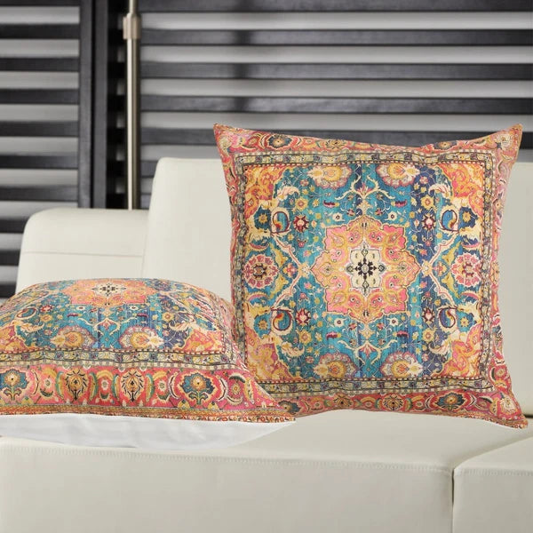 2 Pcs Pillow Case Home Throw Cover Decorative Pillows Covers For Bed