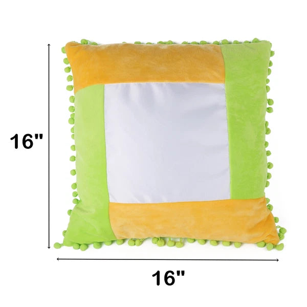DIY Sublimation Blank Pillow Case Soft Plush Cushion Cover Sofa Car Decor 10Pcs