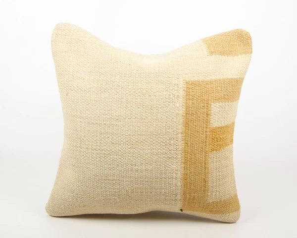 TURKISH KILIM PILLOW CUSHION COVER CASE TRADITIONAL 18"X18" (45X45 CM)