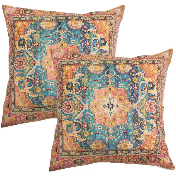 2 Pcs Pillow Case Home Throw Cover Decorative Pillows Covers For Bed