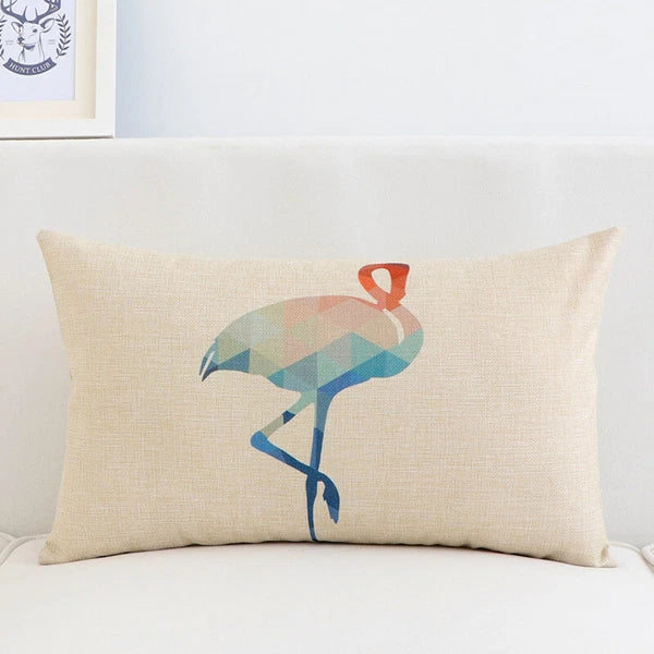 100Pcs 8"x16" Sublimation Blank Linen Pillow Case Sofa Car Waist Cushion Cover