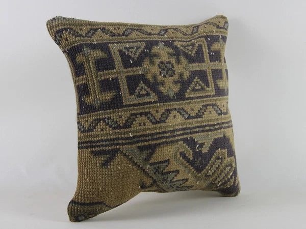 Wool Jute Cushion Cover Throw Indian Vintage Cushions Handmade Kilim Pillowcase