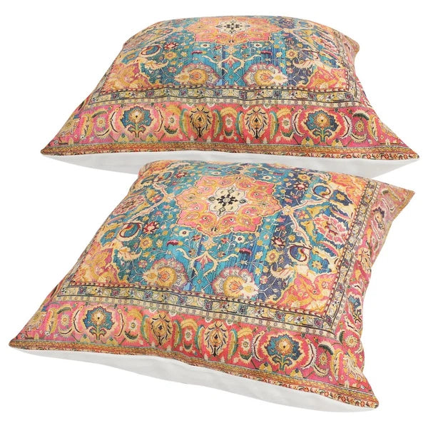 2 Pcs Pillow Case Home Throw Cover Decorative Pillows Covers For Bed