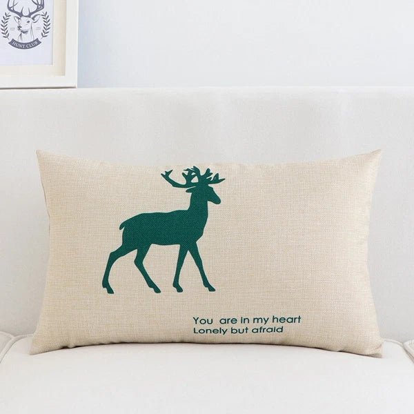 100Pcs 8"x16" Sublimation Blank Linen Pillow Case Sofa Car Waist Cushion Cover