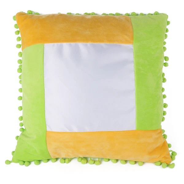 DIY Sublimation Blank Pillow Case Soft Plush Cushion Cover Sofa Car Decor 10Pcs