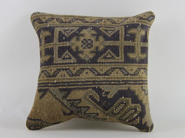 Wool Jute Cushion Cover Throw Indian Vintage Cushions Handmade Kilim Pillowcase