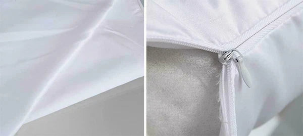 10Pcs 50x75cm White Sublimation Blank Pillow Case Cushion Cover Home Sofa Decor