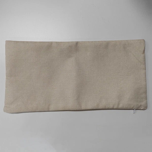 100Pcs 8"x16" Sublimation Blank Linen Pillow Case Sofa Car Waist Cushion Cover